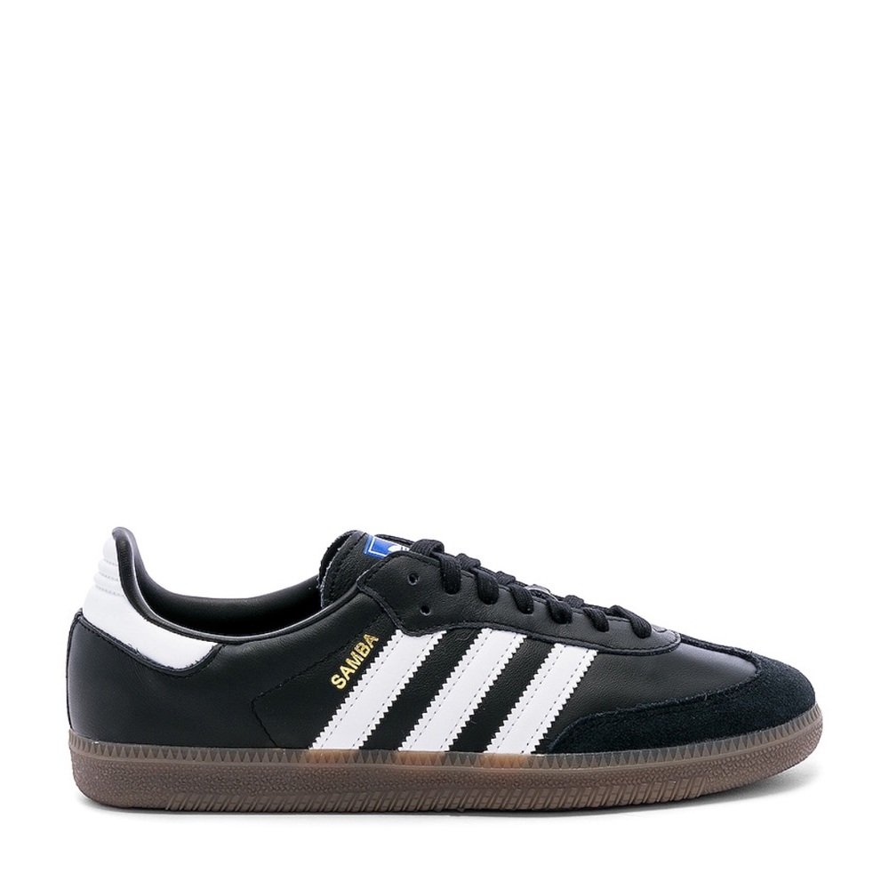Never worn | Women’s Adidas Samba OG in Black, White, and Gum | Size 8.5